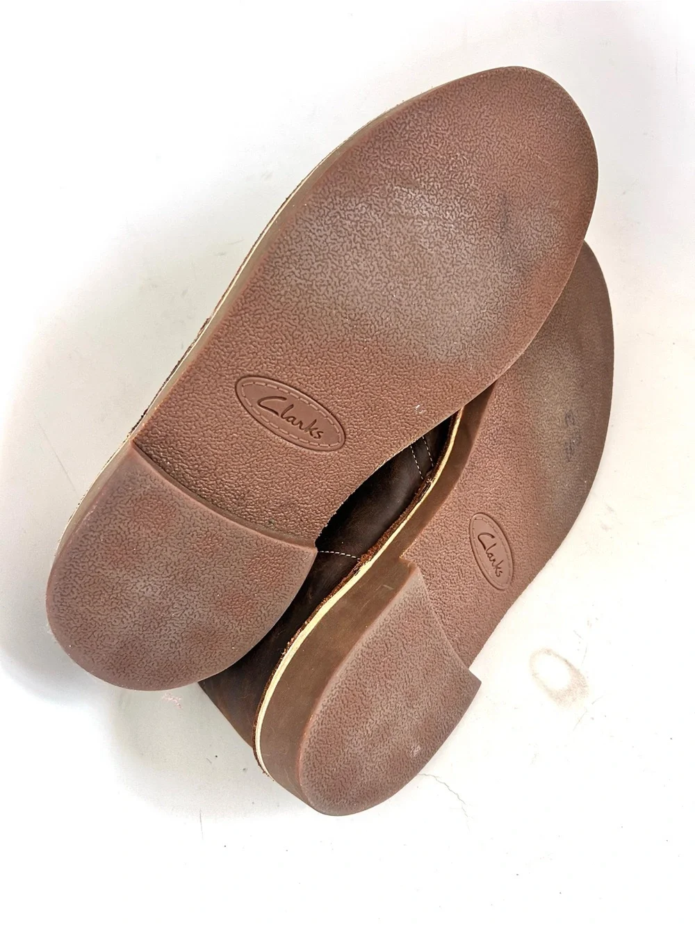 Clarks Men's Bushacre Desert Boot Size 13 Chukka Boots Brown Beeswax Leather